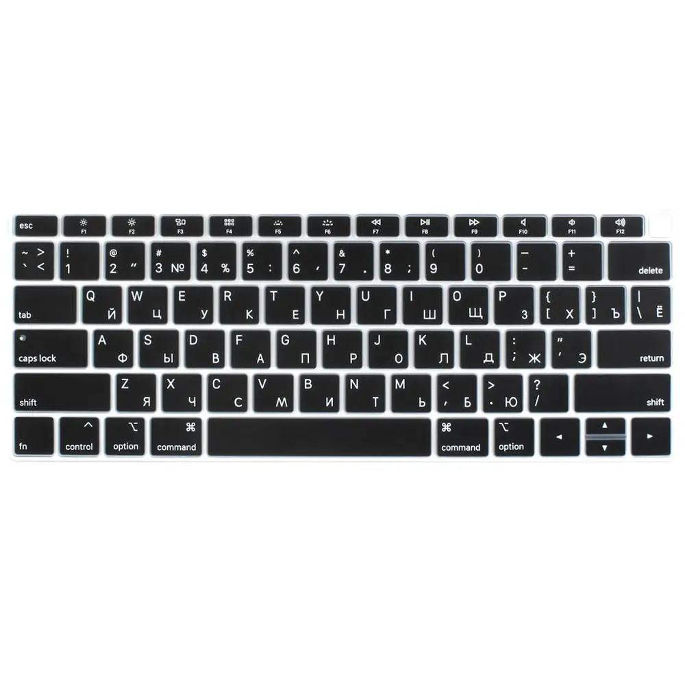 Силиконовая накладка на клавиатуру для нового Macbook Air 13 дюймов 2018 2019 подходит