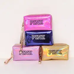 Модные водостойкие лазерные женская косметичка Neceser Make Up Bag ПВХ сумка для мытья туалетных принадлежностей органайзер для путешествия