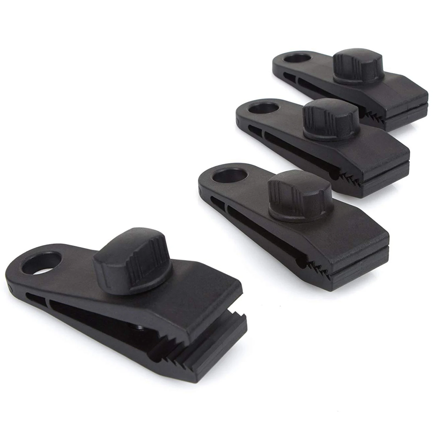 

4Pcs Tarp Clips - Heavy Duty Windproof Awning Clamp Grip -Tent Clips Accessory For Camping, Tarps, Caravan, Garden Shade Cloth