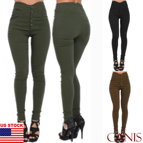 pieces high waist jeggings