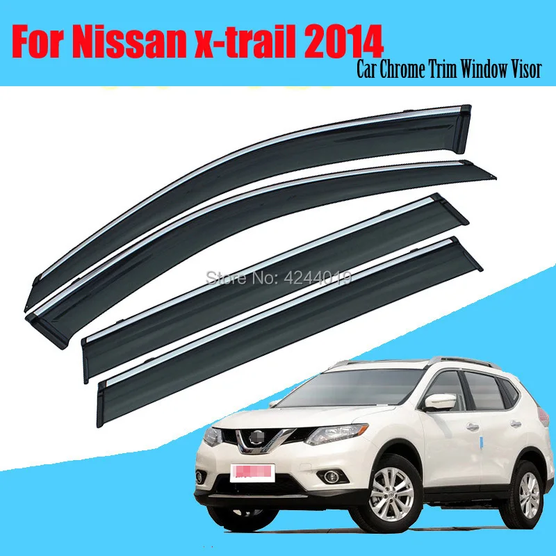 

Car Sun Visor Window Visor Rain Shade for Car Window Plastic Visor Accessories For Nissan X-Trail 2014