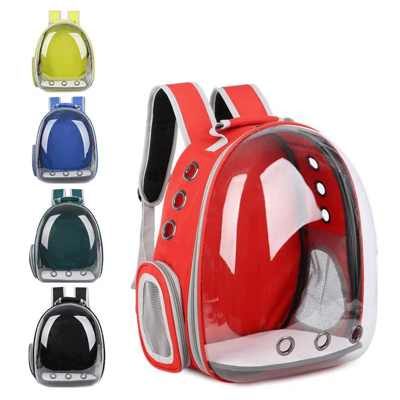 

Dogs Cat Bag Breathable Space Bag Of Pet Cat Outdoor Portable Backpack Full Transparent Capsule Pet Supplies