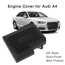 S-line Nero di Protezione Del Motore Della Copertura Per Audi A4 B9 8 W A5 2017 2018 OE Style Protezione Cappuccio esterno