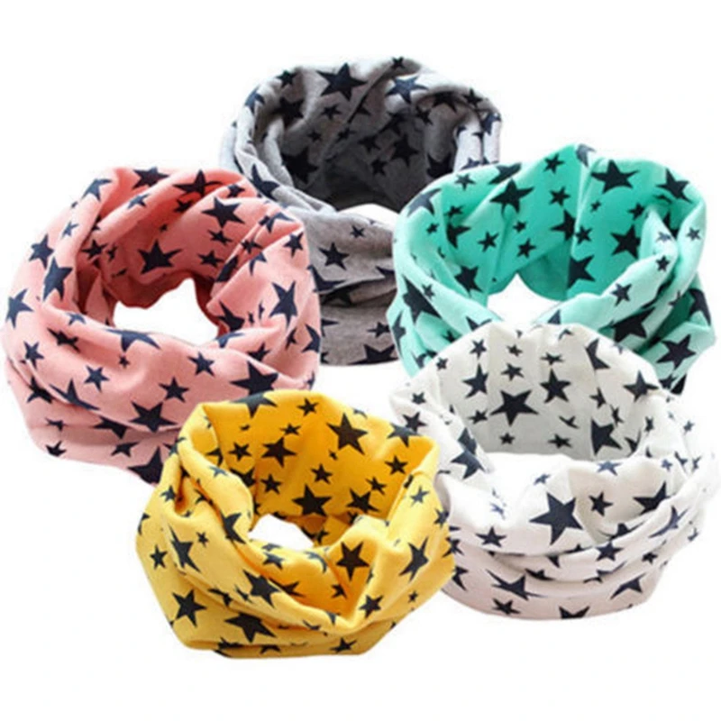 

Hot Winter Baby Cotton Neck Wrap Scarves Kids Boys Girls Child Warm Circle Scarf