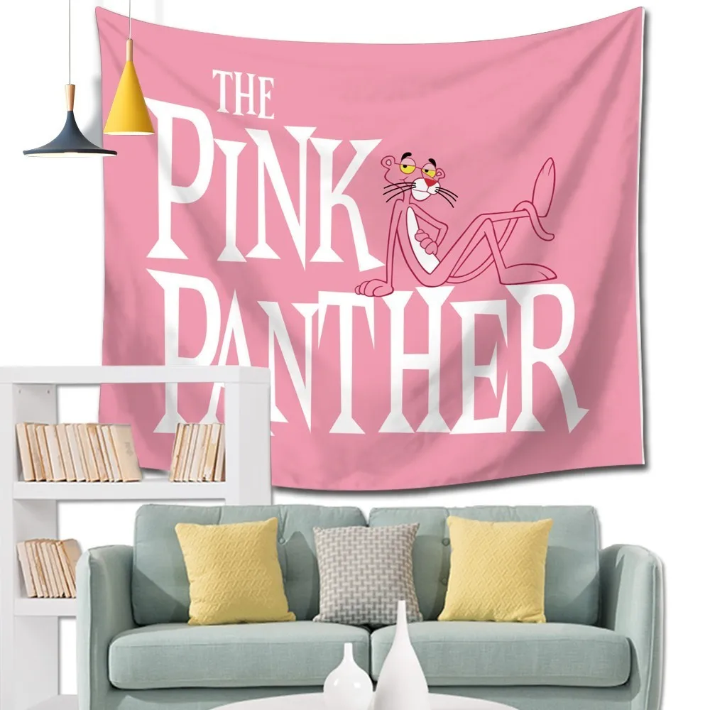 Картина розовый леопард гобелены висит ткань покрывало для декора Boho мандалы богемный украшения дома шаль общежития Мандала