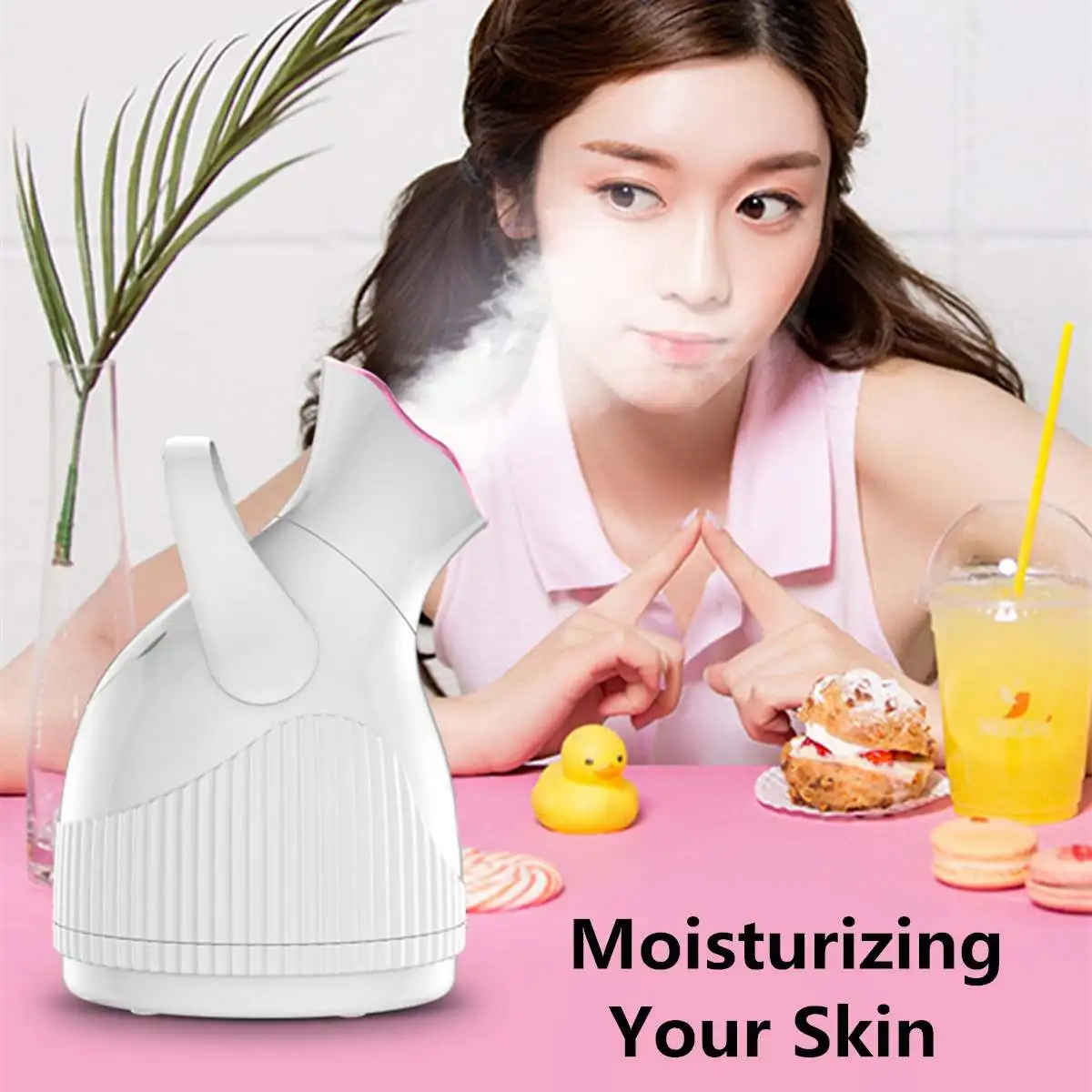 

55ML Professional Facial Steamer Humidifier Face Beauty Skin Care Spa Moisturizing Instrument Thermal Spray Water Face Steamers