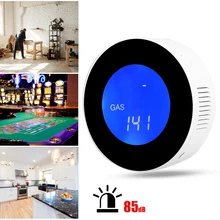 ЖК-дисплей wifi детектор утечки горючих газов бытовой умный датчик утечки газа