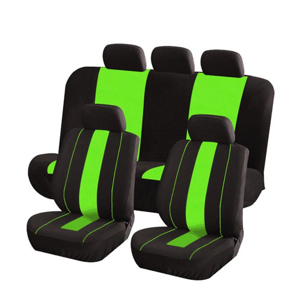 

9Pcs/Set Universal Car Seat Cover Seat Protect Dirt-resistant Wear-resistant Comfortable Breathable Full Seat Covers