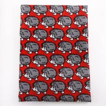 Давид аксессуары 50*145 см Ежик полиэстер хлопок ткань для ткани детские постельные принадлежности домашний текстиль для шитья куклы тильда, 51352