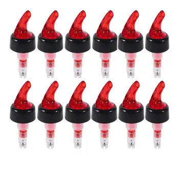 

Measure Liquor Pourer, 1 Oz Plastic Measured Liquor Pourer Auto Measuring Shot Chamber Pourer Pour Spout Stopper For Liquor Wi
