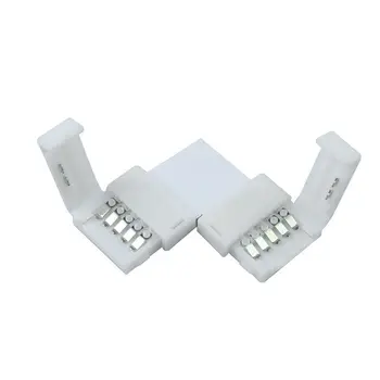 

5pcs 10mm L Shape Connector RGB LED Strip 90 Degree Corner Connectors 5-Pin