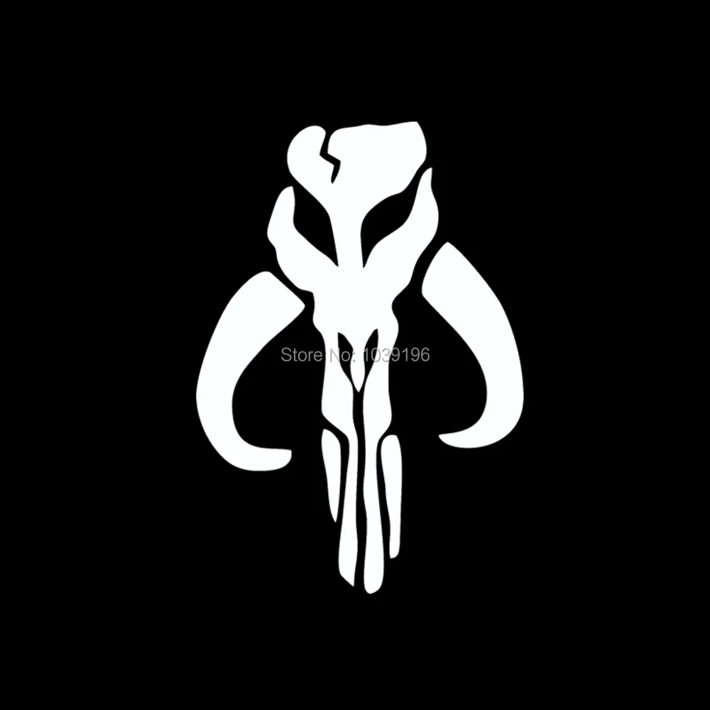 10 x Новый креативный дизайн Bioworld Boba Фетт мандалор митозавр череп отражающий