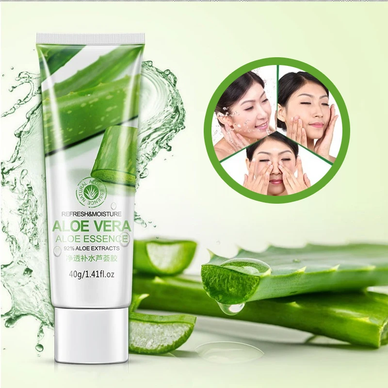 aloe vera gel face routine