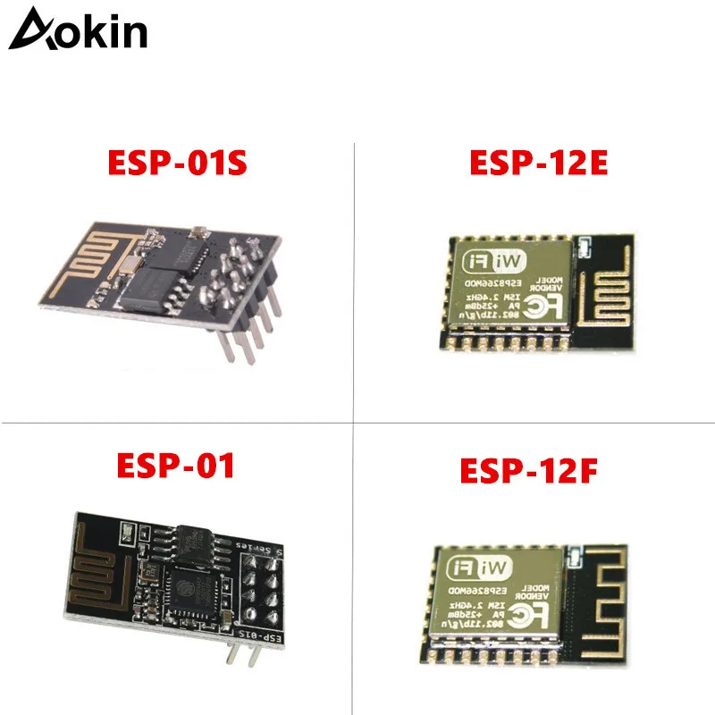 ESP8266 ESP01S ESP12E ESP12F ESP 12E 01 01S ESP01 12F удаленный последовательный Порты и разъёмы WI FI