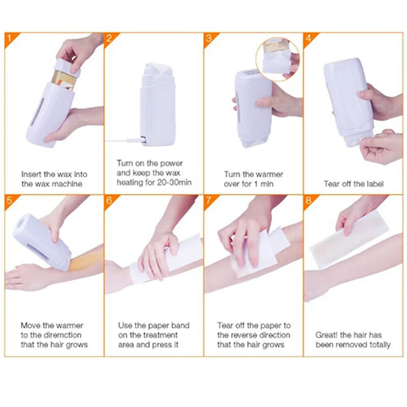 Liddy One-Hand Portable Holding Hair Removal Device 100G Hair Removal Wax Hair Removal Wax Machine With US Plug
