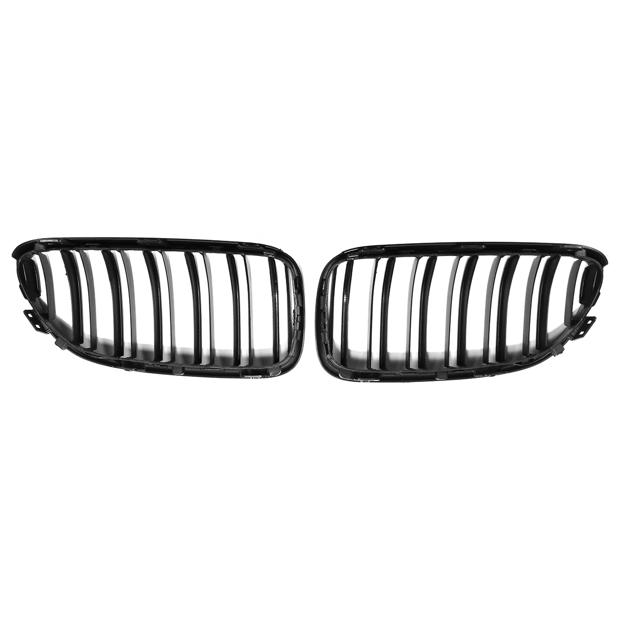 

Pair Matte Black Front Kidney Grill Grille Car Styling Acessory For BMW E92 E93 2010 2011 2012 2013 2014