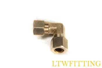 

LTWFITTING 3/8" OD 90 Deg Compression Union Elbow,BRASS COMPRESSION FITTING