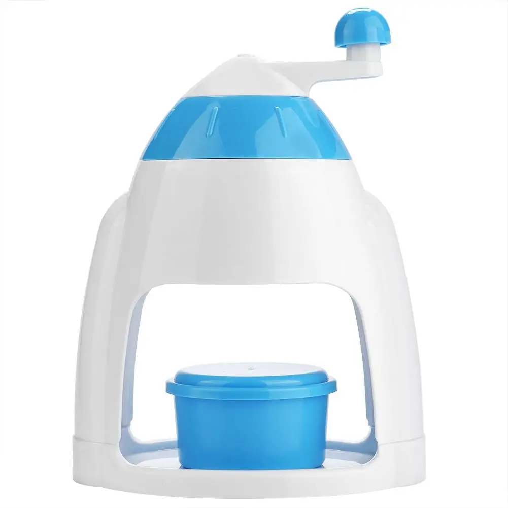 

Portable Manual Ice Crusher Household Hand Crank Ice Shaver Snow Cone Maker Kitchen Tools New