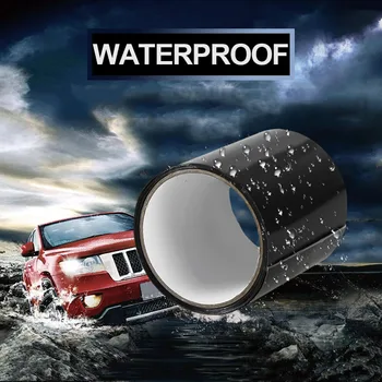 

Black Super Strong Waterproof Stop Leaks Seal Repair Tape Performance Self Fiber Fix Tape Fiberfix Adhesive Tape