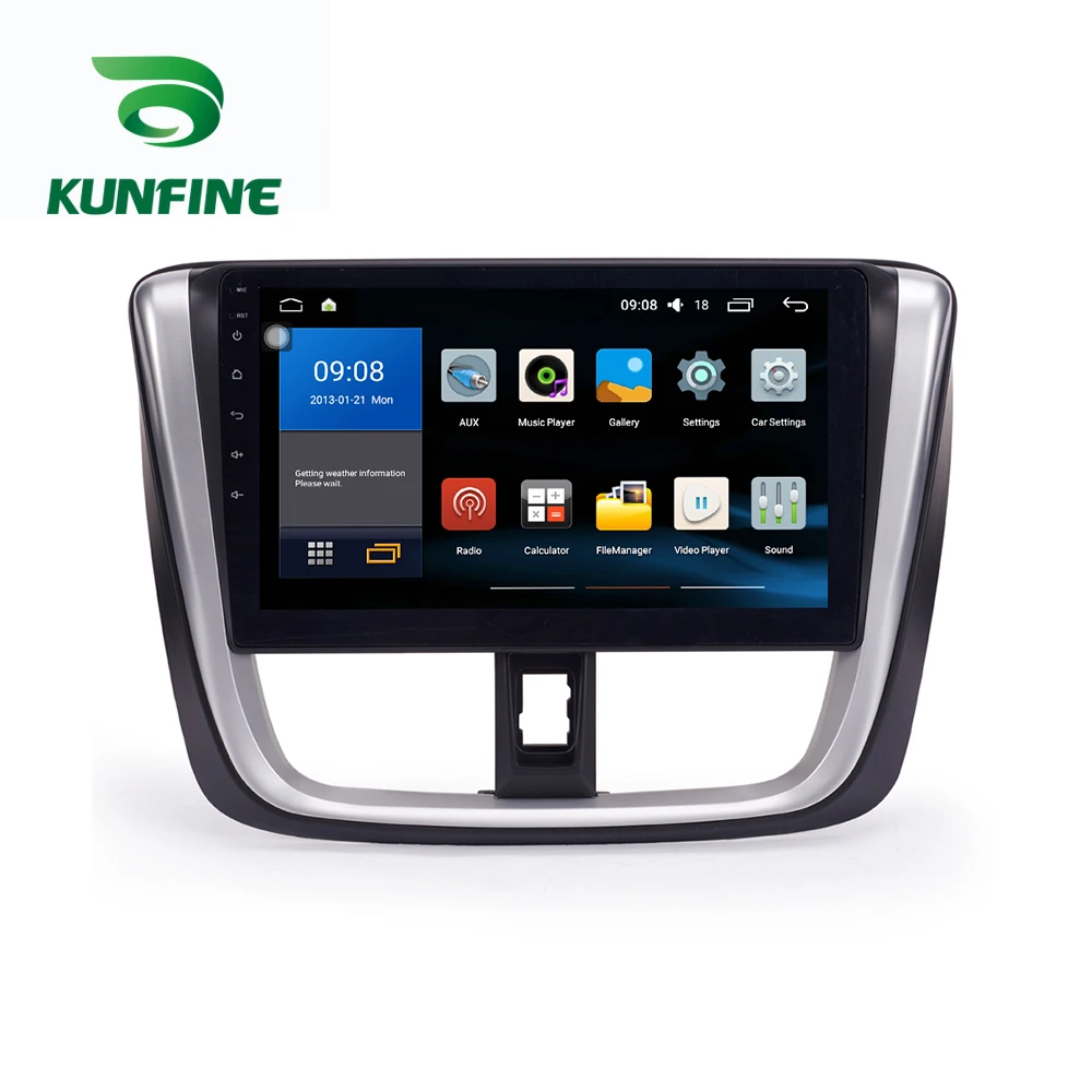Восьмиядерный 1024*600 Android 8 1 автомобильный DVD GPS навигационный плеер Deckless стерео для