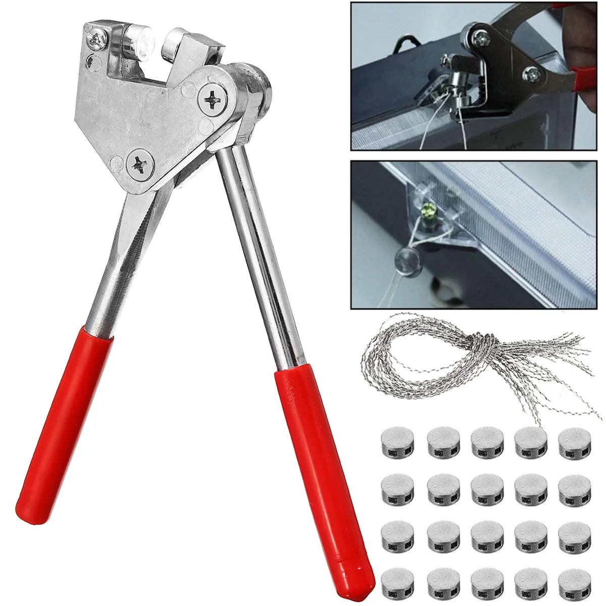

plier 20PCS 10*5MM Sealed beans Sealing Wire Lead Seal Sealing Pliers Calipers for Seal Water Meter Anti-theft sealing