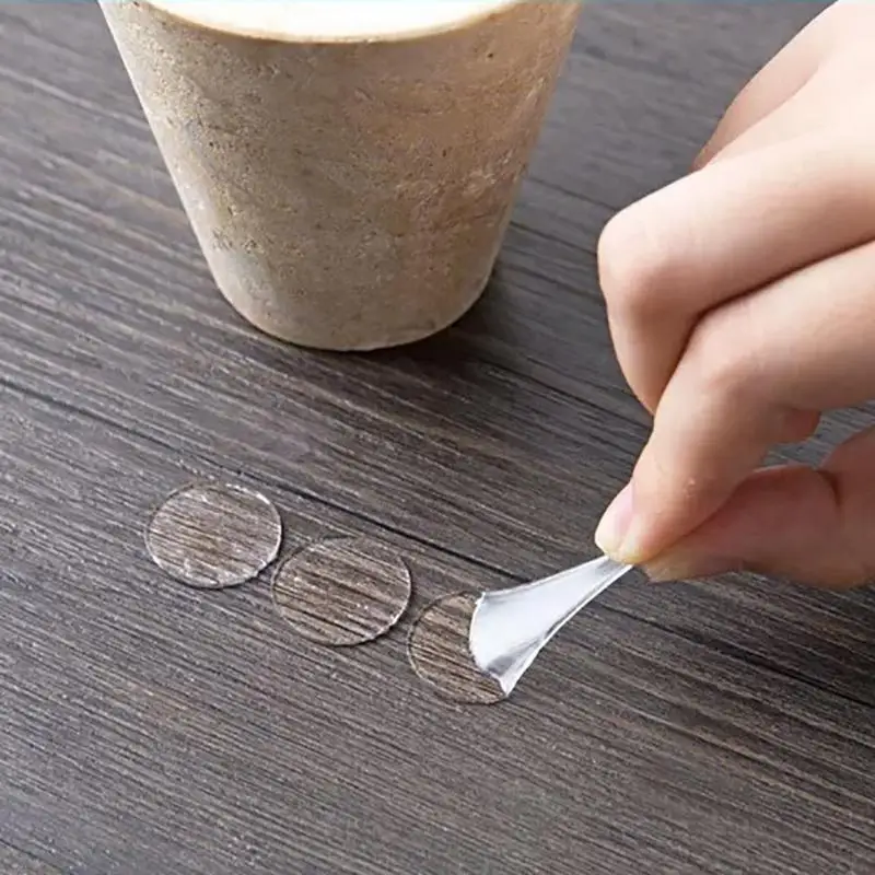 70pcs Transparent Double Sided Adhesive Tape Dot Acrylic Round Sticker