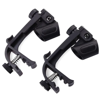 

FULL-2x Adjustable Microphone Drum Clip Mic. Clamps Support Groove Gear Black