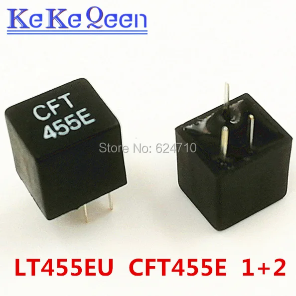 LT455DU LT455EU LT455FU LT455GU 1+2 DIP-3 CFT455D CFT455E CFT455F CFT455G 455K Ceramic filter for communication signal relay