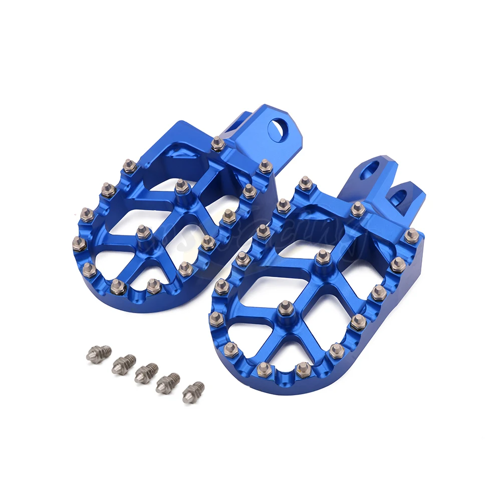 Motorcycle Billet MX Wide Foot Pegs Pedals Rest Footpegs For Suzuki RM125 RM250 RMX250S RMX250R DRZ400 DRZ400E DRZ400S DRZ400SM |