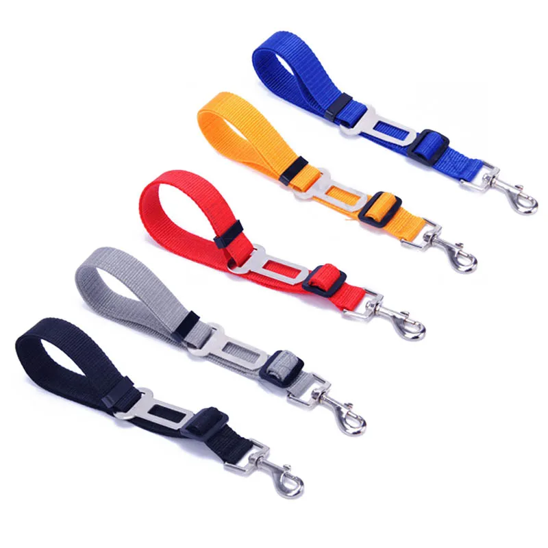 

Puppy Harness Pet Car Seatbelt Car Pet Dog Seat Belt Dog Lead Leash Auto Traction Products 1Pcs Pet Safety Supplies Adjustable