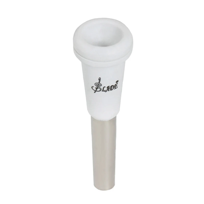 

ABGZ-Trumpet Mouthpiece Metal ABS Trumpet Mouthpiece For Bach Trumpet Musical Instruments Parts White Color