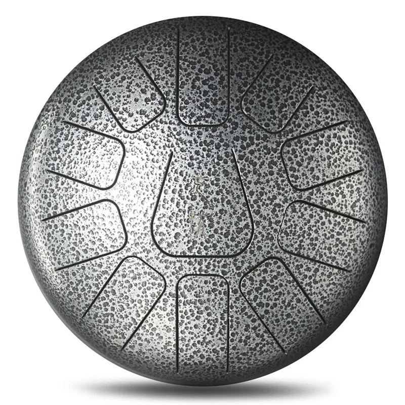 12 дюймов Мини 11 тон стальной язык ударные барабаны Handpan инструмент с барабаном