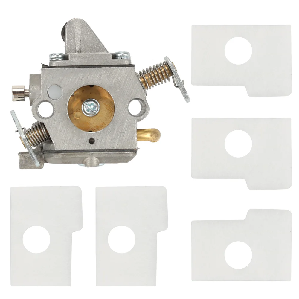 Карбюратор Carb + 5 шт. воздушный фильтр для MS170 MS180 зама 017 018 бензин Бензопилы запчасти Motosierra