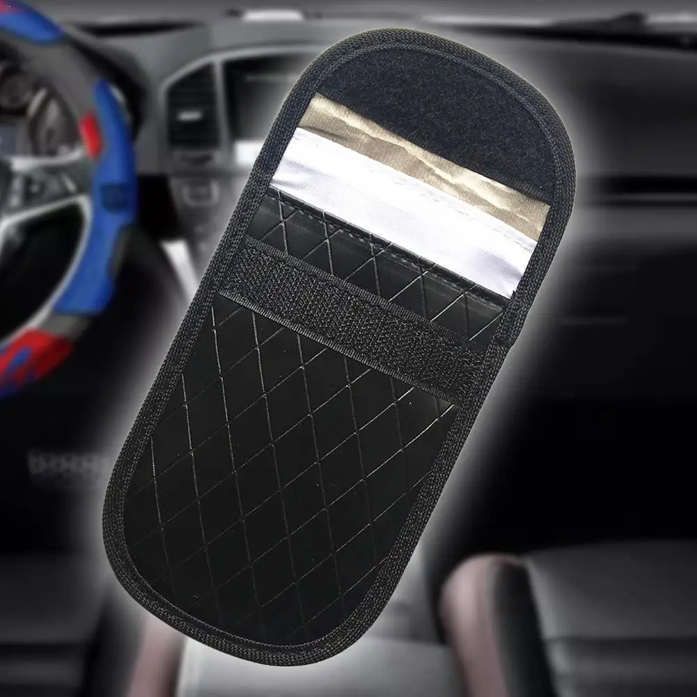 

Car Key Fob Signal Blocking Pouch Bag Guard Keyless Entry Remote Rfid Antitheft Lock Devices Car Key Protector Dropshipping
