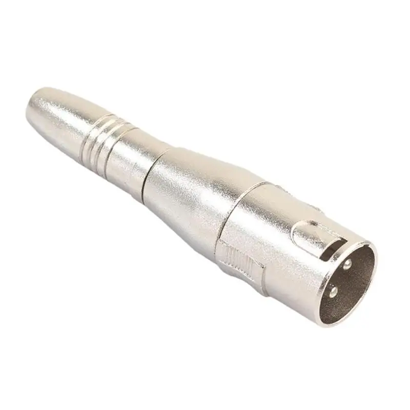 1 шт. XLR 3pin папа до 6 35 мм 1/4in гнездо стерео аудио кабель Mic адаптер Коннектор