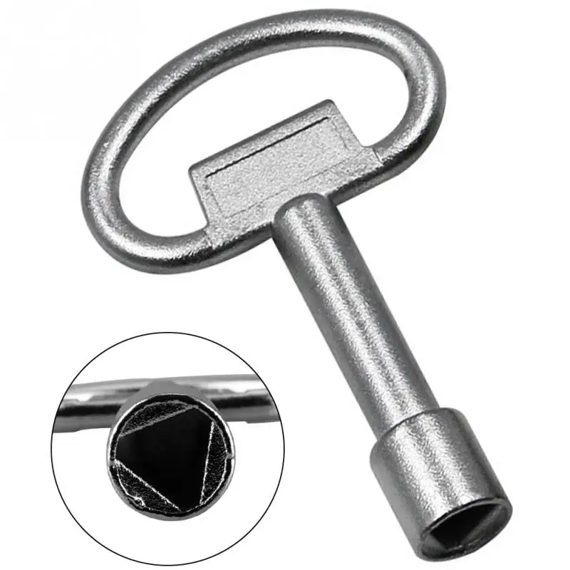 

1 Way Service Utility Key Key Plumber Keys Triangle/Square For Gas Electric Meter Cabinets