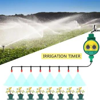 

Two Dial Automatic Dial Electronic Garden Watering Timer Home Ball Valve Irrigation Controller Timer Sprinkler Controller