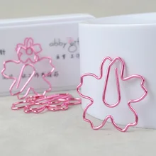 Зажим 2 шт./партия розовый планировщик сакуры w45 BZNVN студенческие принадлежности креативный прекрасный BZNVN бумага bookбумага Закладка