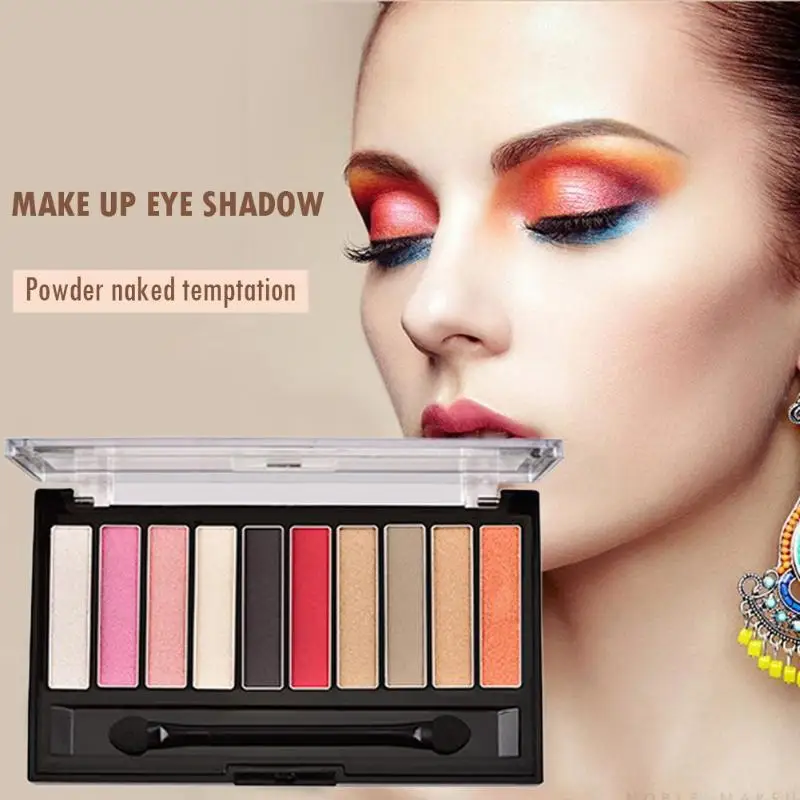 Make-up Eyeshadow Palette Charming Eyeshadow 10 Color Make Up Palette Matte Shimmer Eye Shadow Powder For Cosmetics