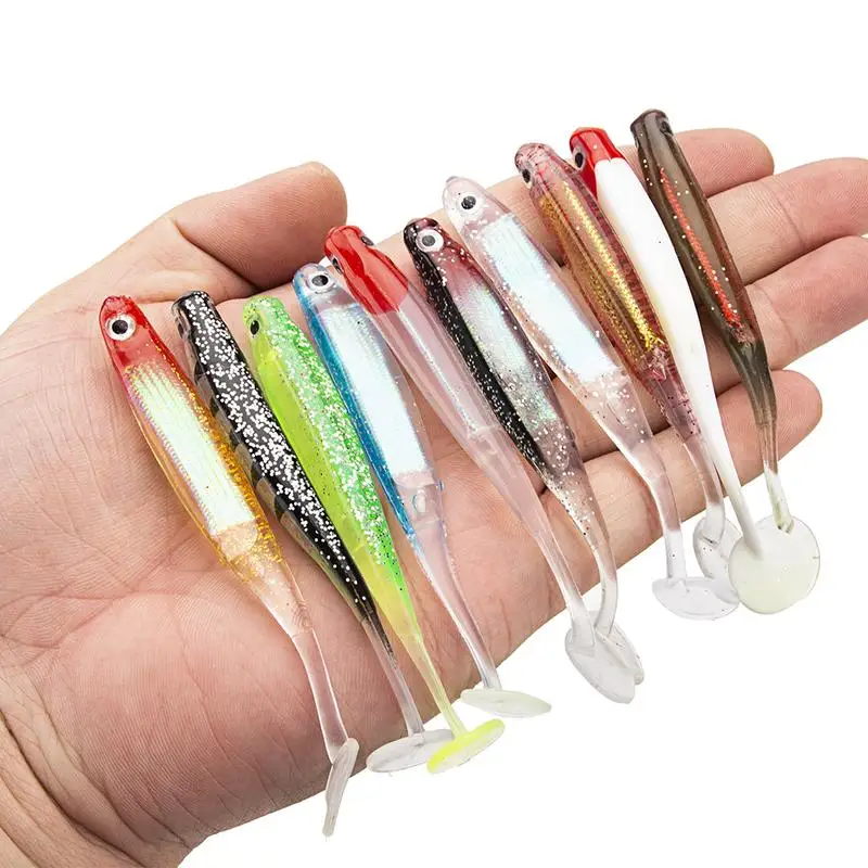 Buy 10pcs/pack 10cm Soft Lure Colorful Wobbler Carp