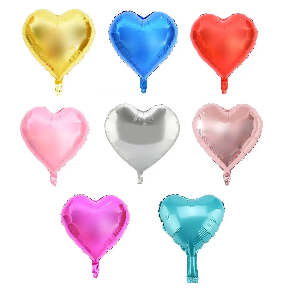 

10pcs Love Heart Aluminum Foil Balloons Party Wedding Birthday Decor
