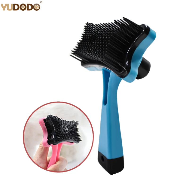 Vooravond steeg barrière Pet Hond Kat Borstel Fur Shedding Trimmer Grooming Rake Professionele  Ontharing Kam Massage Tool|Hondenkammen| - AliExpress