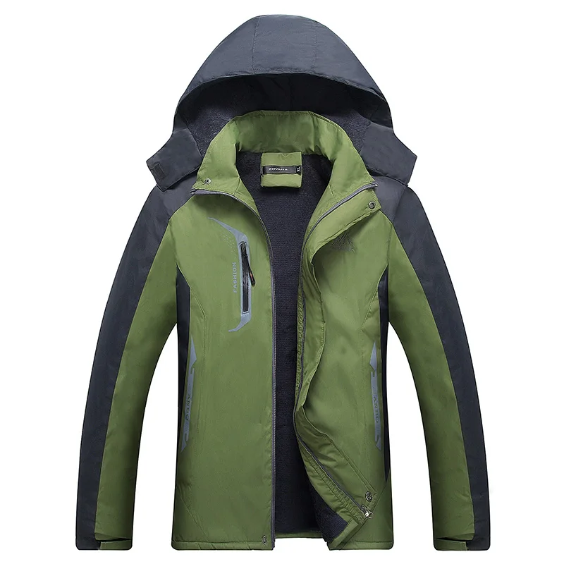2019 Winter 4XL Men s Jackets Waterproof Spring Hooded Coats Men Women Outerwear Army Solid Casual 5