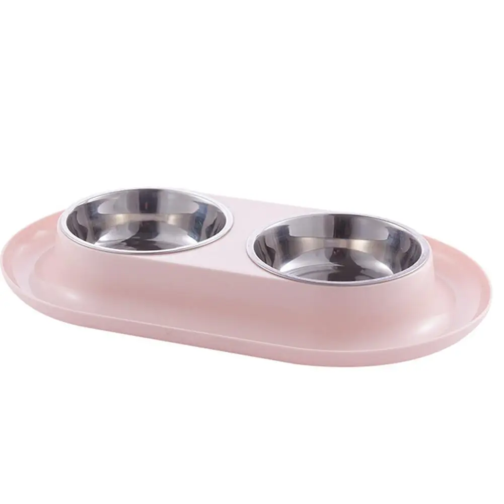 

AsyPets Stainless Steel Double Pet Bowls for Dogs Cats Pets Food Water Feeding