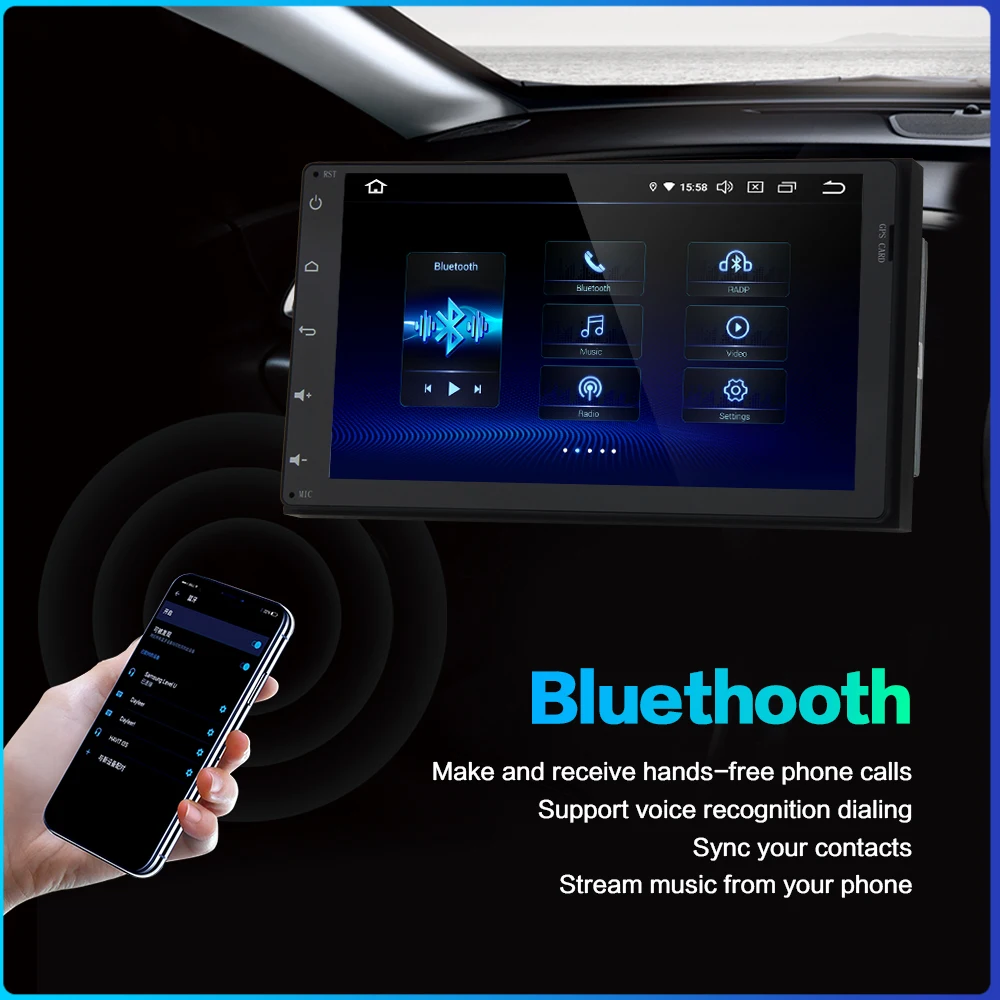 Excellent Fongent 2 Din Autoradio Car Android 9.0 For Toyota Corolla Auris Fortuner 2017 Car Stereo Multimedia Navigation 9" Display Hdmi 3