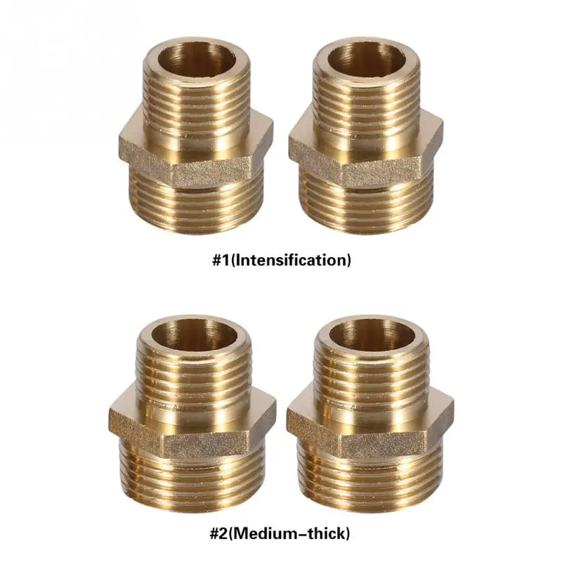 Brass Pipe Fitting Hex Nipple Reducing Male Pipe 3/4" to 1/2" Water