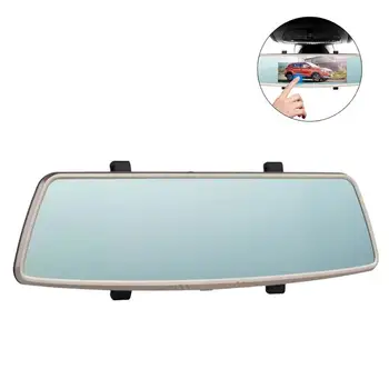 

Rear View Mirror Driving Recorder HD Night Double Lens 7.0Inch Circular Video Front Back Double Recording Reversing Image