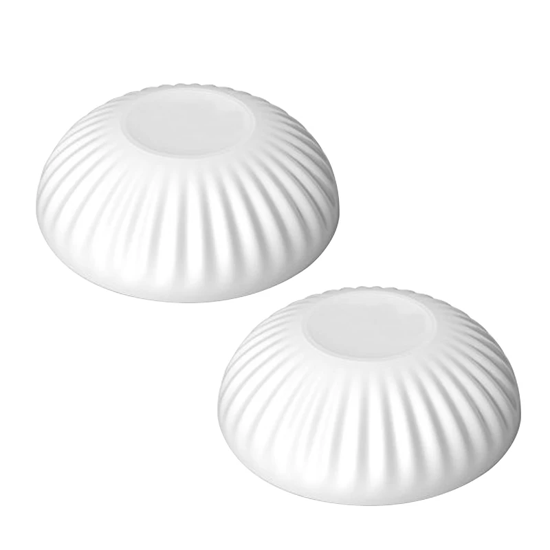 

2pcs New Silicone Punching Free Door Handle Bumper Wall Protector Door Guard Stopper Wall Shield (White)