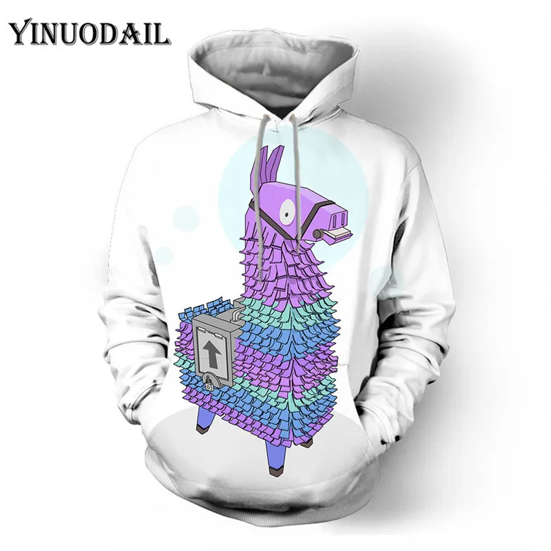100cm-150cm Children Fleece Battle Royale Game 3D Printed Hoodies Streetwear Hip Hop Warm Hooded Men Hoodie FORTNITER for Kids