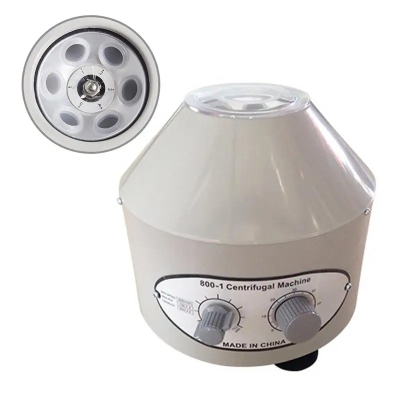

2019 New 800-1 Electric Laboratory Centrifuge Medical Practice Machine Supplies 4000rpm 1790g 6pcs 20ml Centrifuge Tube